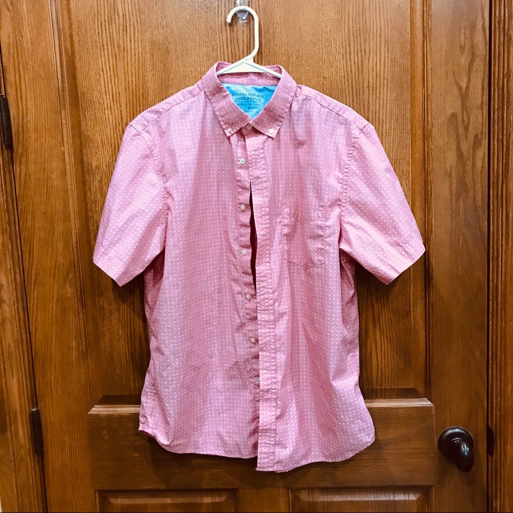 Men’s Banana Republic Short Sleeved Button Down